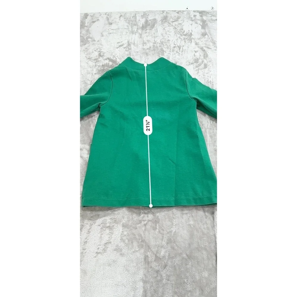 Gymboree Pea Coat‎ Girls Size 5/6 Green Button Up Pockets Spring Lined EUC